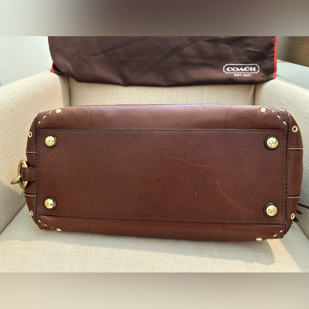 Coach hamptons andrea satchel - Gem
